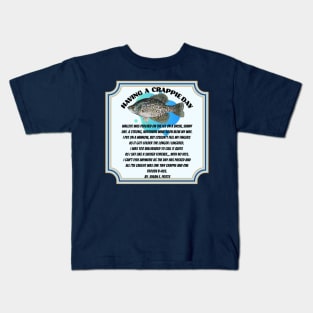 Having a Crappie Day Fritts Cartoons Kids T-Shirt